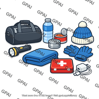 Winter safety kit