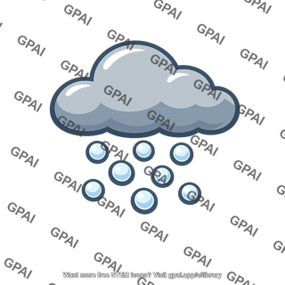 Hail weather icon