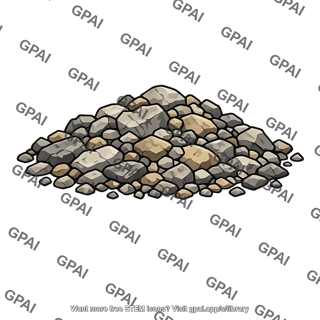 Weathered rock debris