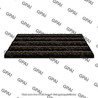 Dark plowed field