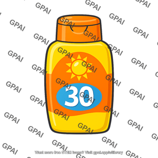 Sunscreen bottle spf 30