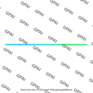 Blue green light ray