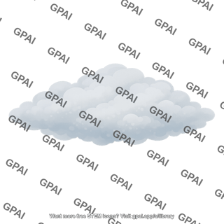 Fluffy cloud
