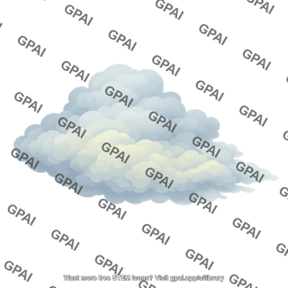 Fluffy cloud