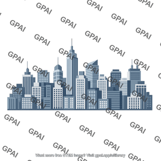 Megacity skyline