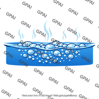 Boiling water basin