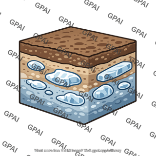 Permafrost ground