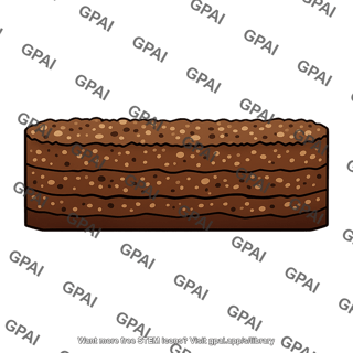 Soil surface cross section