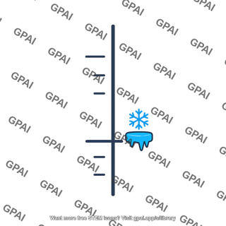 Ice point thermometer mark