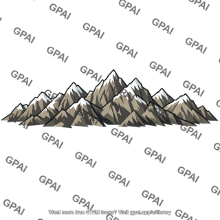 Snowcapped mountain range