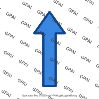 Upward force arrow