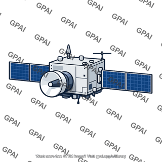Polar orbiting weather satellite