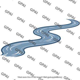 Winding stream