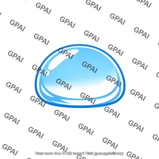 Liquid water droplet condensed