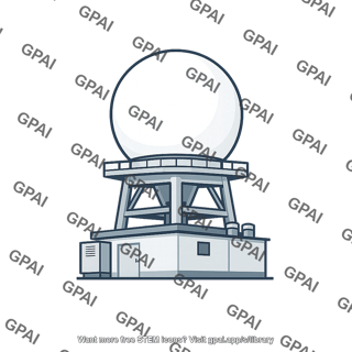 Radar station radome