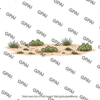 Sparse vegetative cover