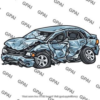 Car twisted