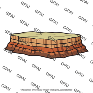Mesa rock formation