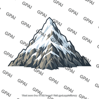 Snow capped mountain