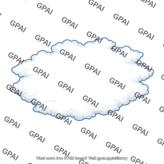 Stylized cloud frame