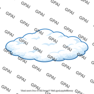 Stylized cloud