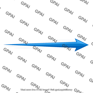Upper troposphere westerly wind arrow