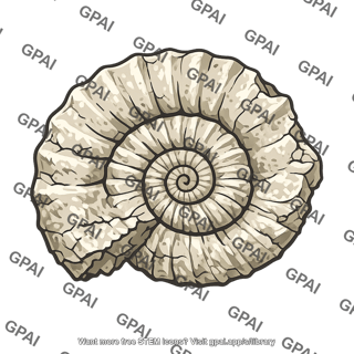 Fossil marine shell