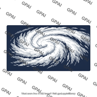 Satellite image winter storm