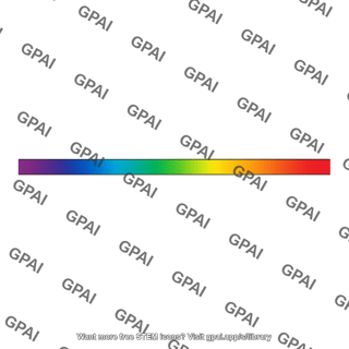 Visible light spectrum