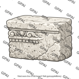 Stone structure weathered