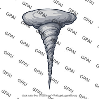 Tornado condensation funnel
