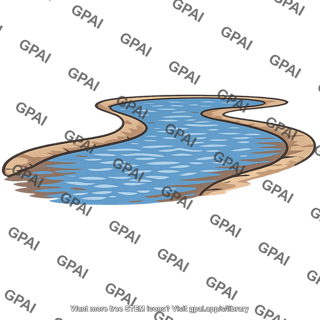River with visible banks