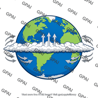 Intertropical convergence zone on globe