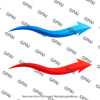Ocean current arrow