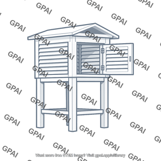Instrument shelter louvered