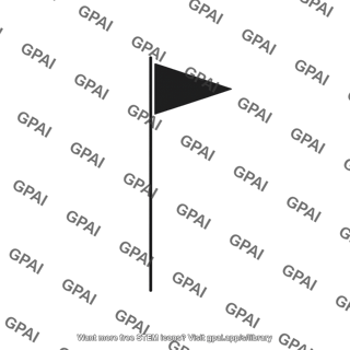 Wind barb flag
