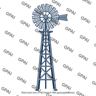 Farm windmill