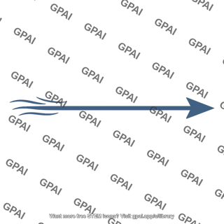 Westerly flow arrow