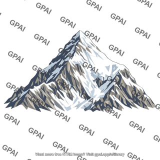 Snow capped mountain