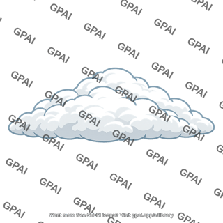 Fluffy cloud
