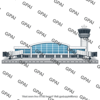Commercial airport terminal