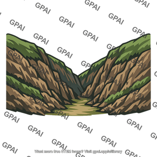 Deep valley