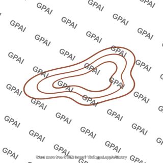 Topographic contour line