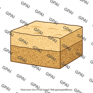 Sand strata block