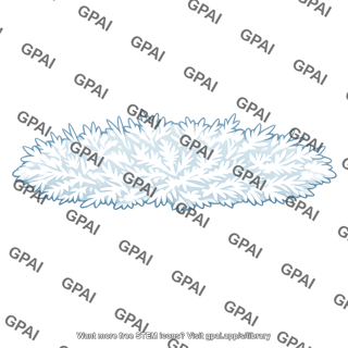 Frosty bush