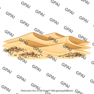 Sand dunes with rocks