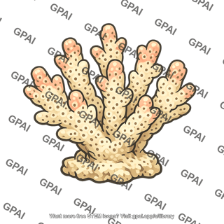 Branching stony coral