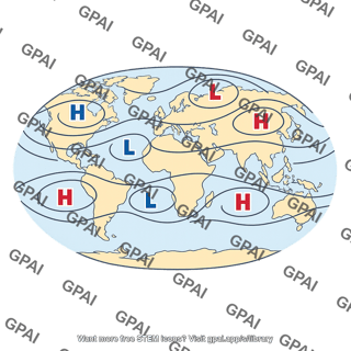July pressure map
