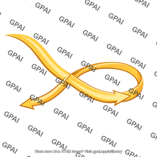 Golden ribbon arrows