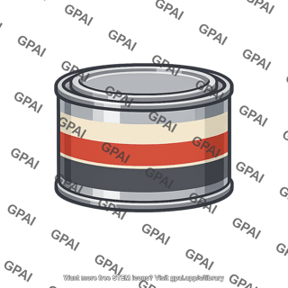 Industrial metal can